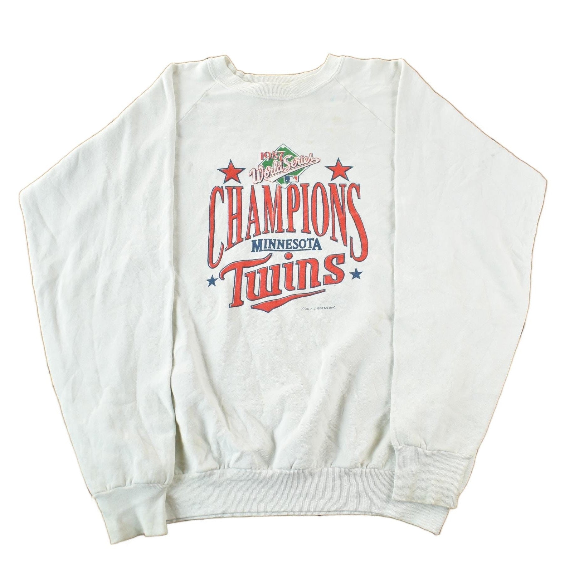 Vintage 1987 Minnesota Twins MLB Crewneck Sweatshirt Men's Large from propervintagecanada