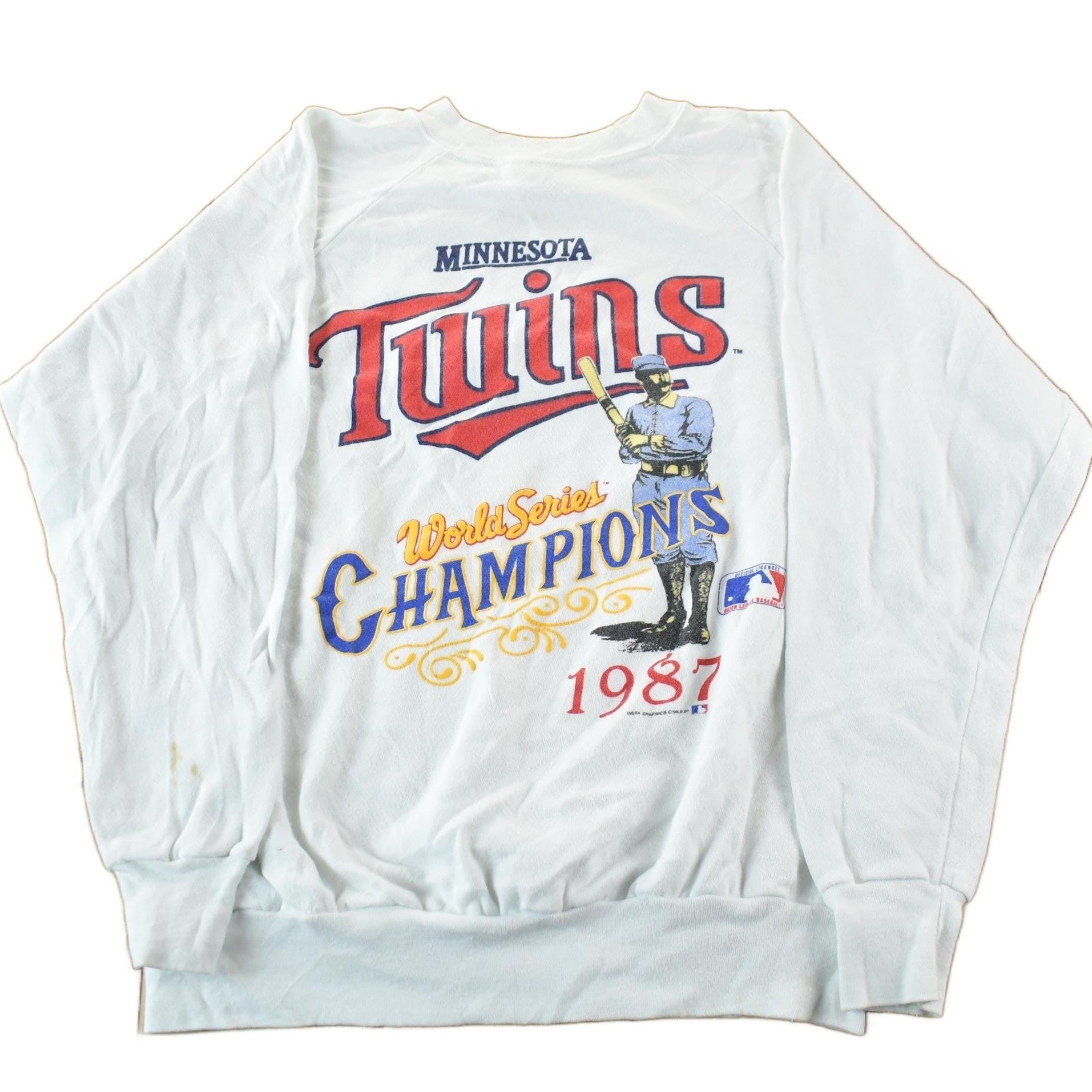 Vintage 1987 Minnesota Twins MLB Crewneck Sweatshirt Men's Medium from propervintagecanada