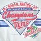 Vintage 1987 Minnesota Twins World Champions MLB Crewneck Sweatshirt Men's Small from propervintagecanada