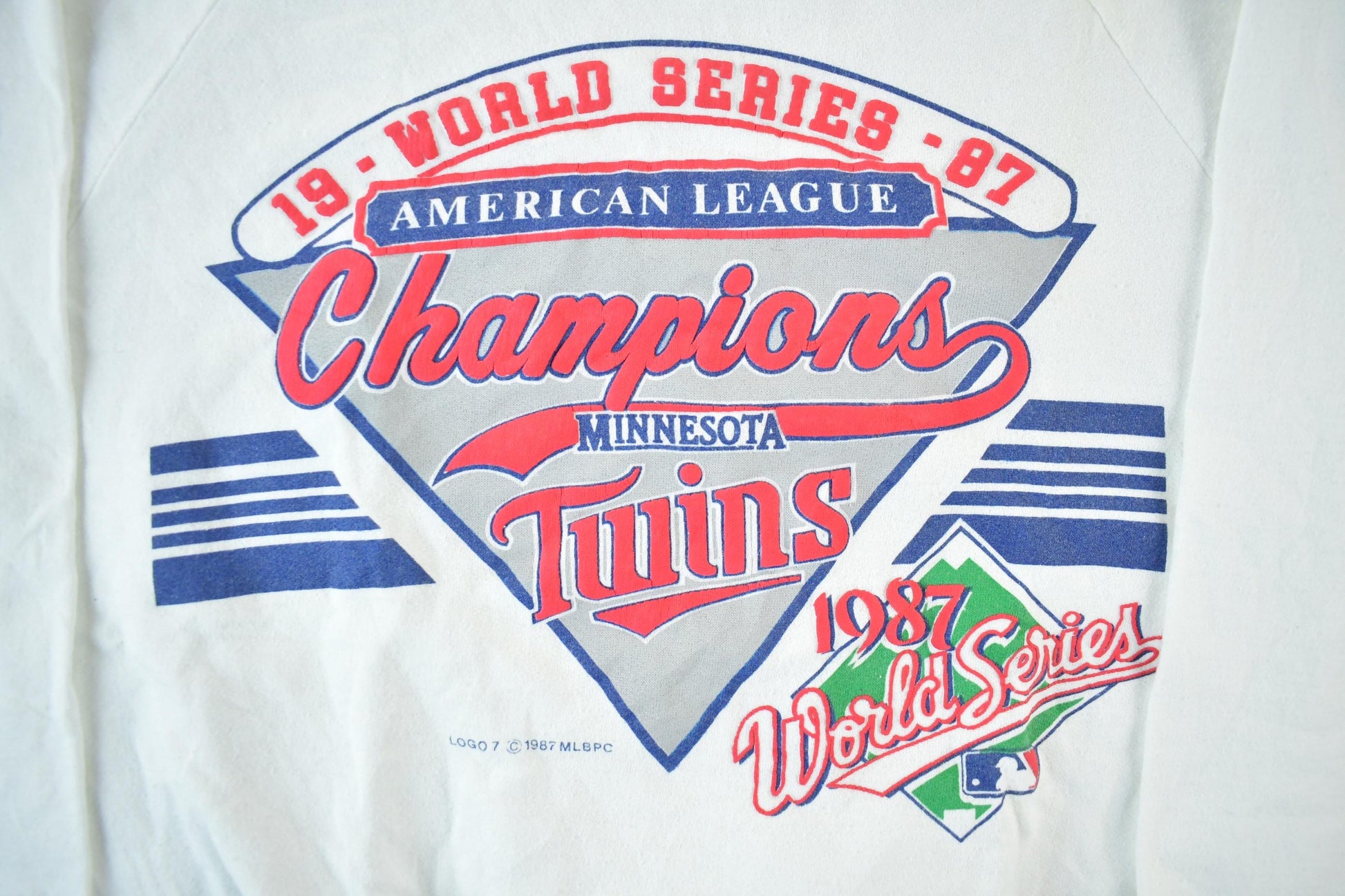 Vintage 1987 Minnesota Twins World Champions MLB Crewneck Sweatshirt Men's Small from propervintagecanada