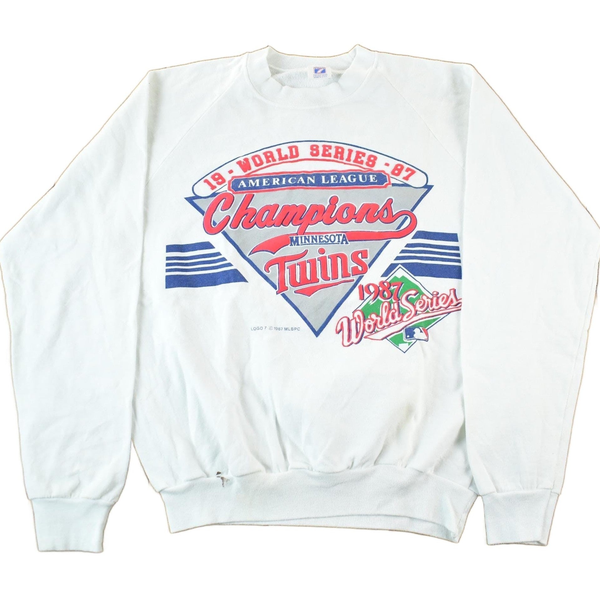 Vintage 1987 Minnesota Twins World Champions MLB Crewneck Sweatshirt Men's Small from propervintagecanada