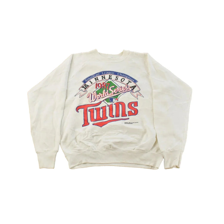 Vintage 1987 Minnesota Twins World Champs Crewneck Sweatshirt Men's M from propervintagecanada
