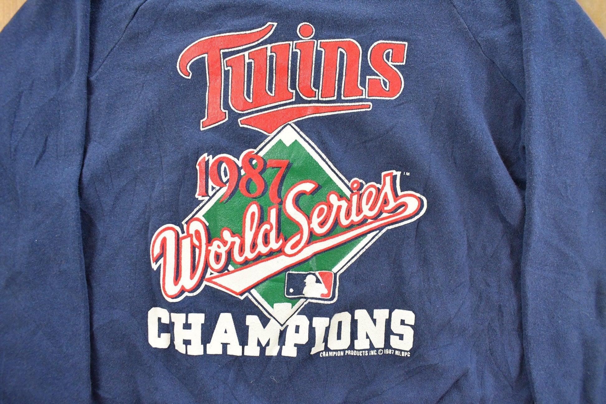 Vintage 1987 Minnesota Twins World Series Champion MLB Crewneck Sweatshirt Men's M from propervintagecanada