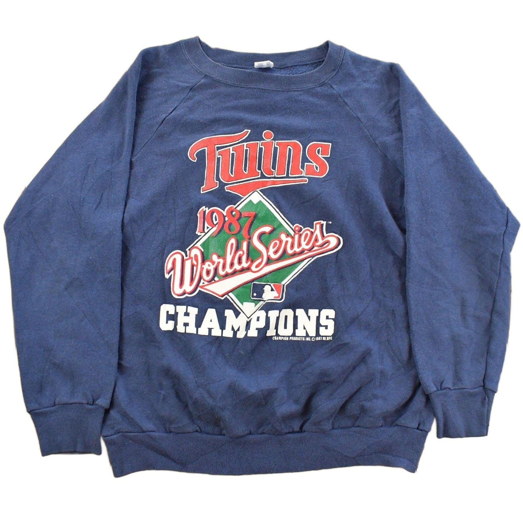 Vintage 1987 Minnesota Twins World Series Champion MLB Crewneck Sweatshirt Men's M from propervintagecanada