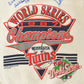Vintage 1987 Minnesota Twins World Series Champions Sweatshirt - Autographed MLB Crewneck, Men's Medium from propervintagecanada