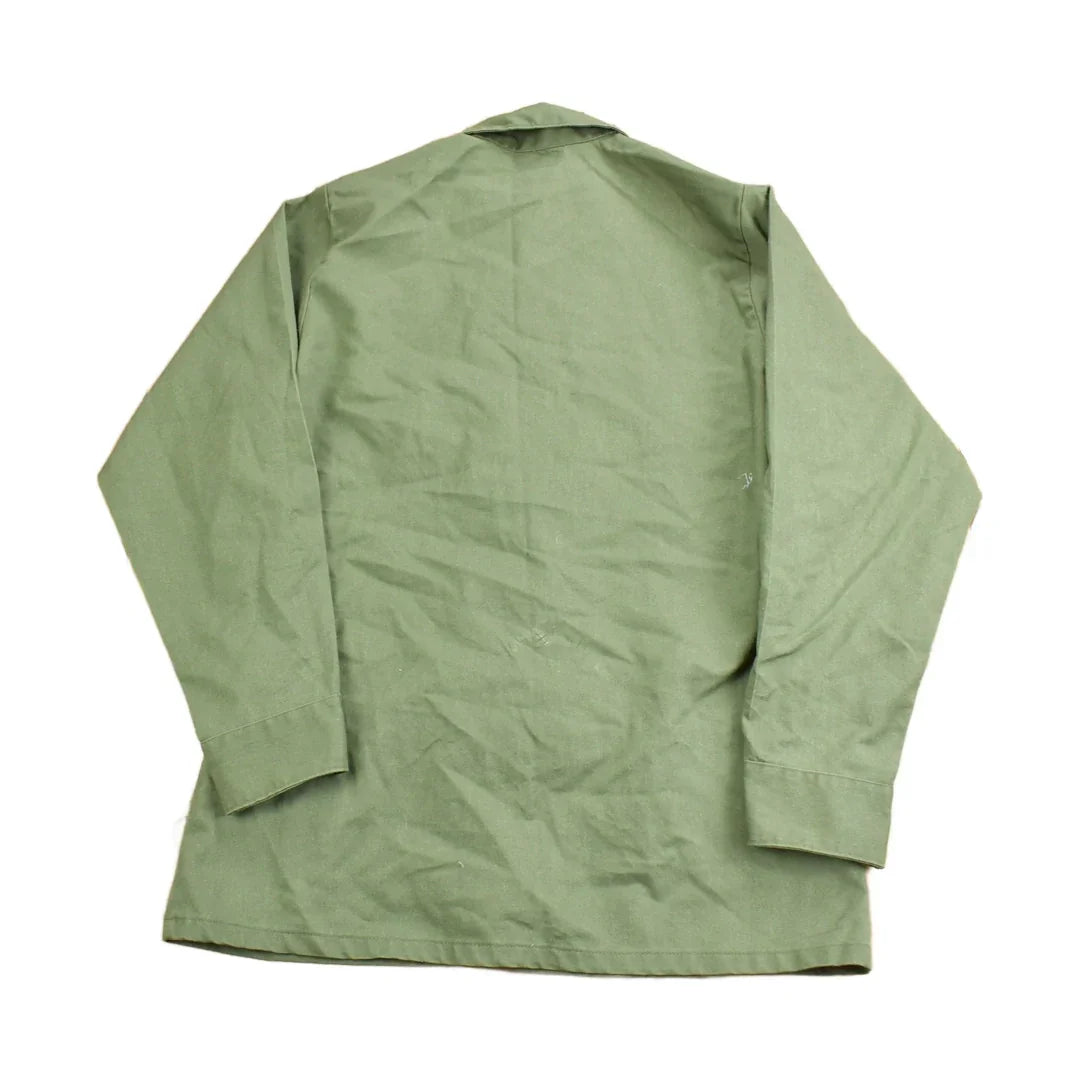 Vintage 1987 OG-507 Air Force Military Sateen Shirt Men's Medium from propervintagecanada