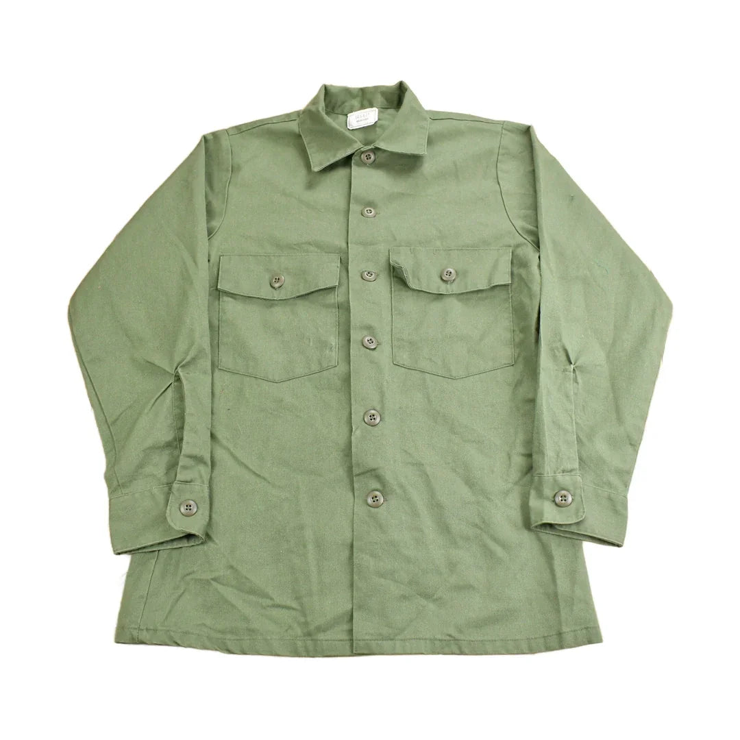 Vintage 1987 OG-507 Air Force Military Sateen Shirt Men's Medium from propervintagecanada