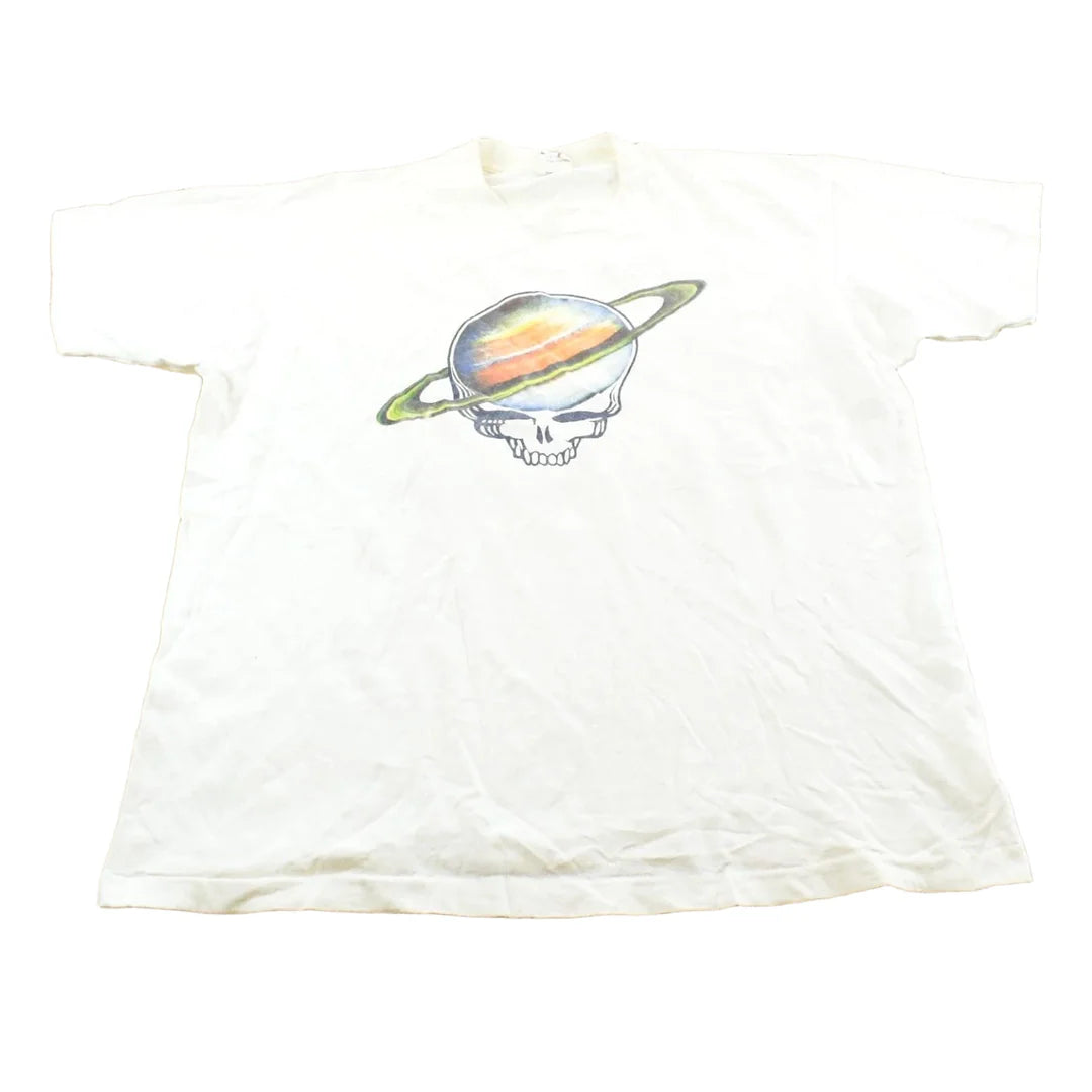Vintage 1987 The Grateful Dead Steal Your Face Saturn Jerry Garcia Rock Band Concert T-Shirt Mens XL from propervintagecanada