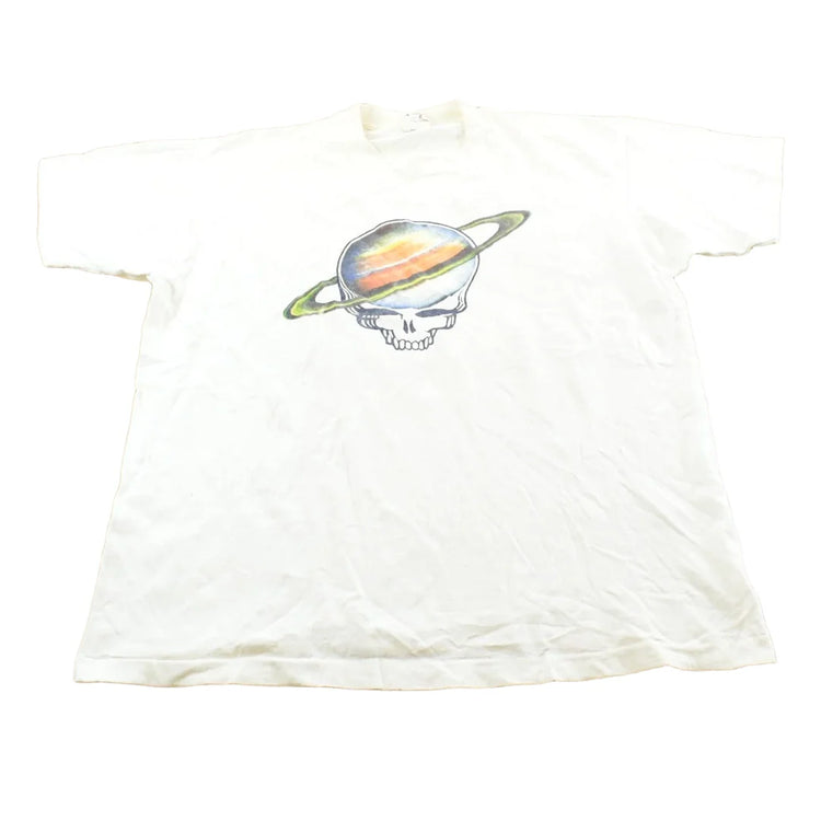 Vintage 1987 The Grateful Dead Steal Your Face Saturn Jerry Garcia Rock Band Concert T-Shirt Mens XL from propervintagecanada