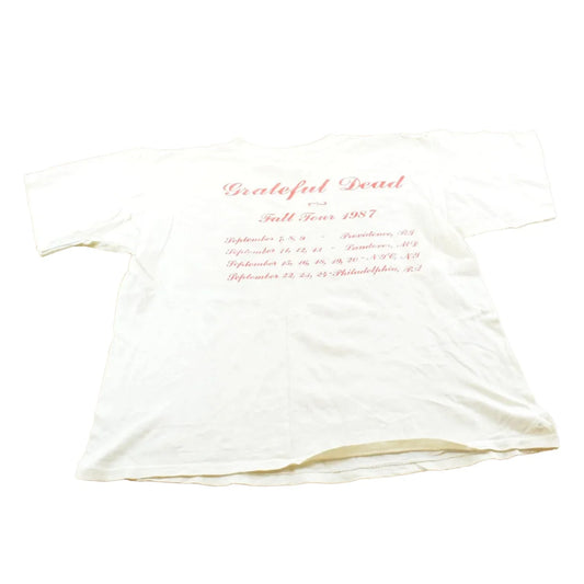 Vintage 1987 The Grateful Dead Touch of Grey Fall Tour Rock Band Concert T-Shirt Men's L from propervintagecanada