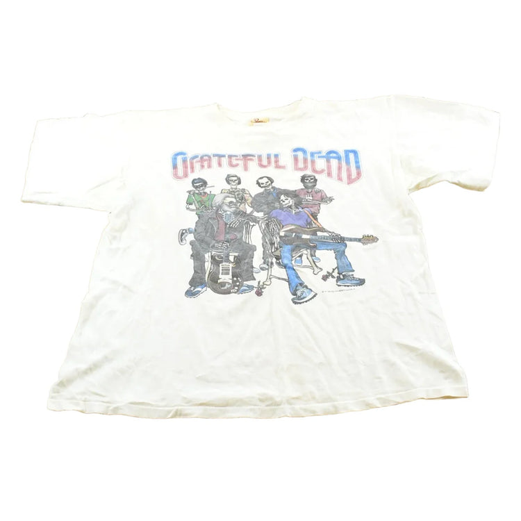 Vintage 1987 The Grateful Dead Touch of Grey Fall Tour Rock Band Concert T-Shirt Men's L from propervintagecanada
