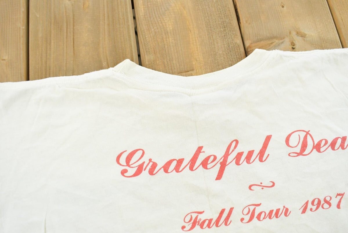 Vintage 1987 The Grateful Dead Touch of Grey Fall Tour Rock Band Concert T-Shirt Men's L from propervintagecanada