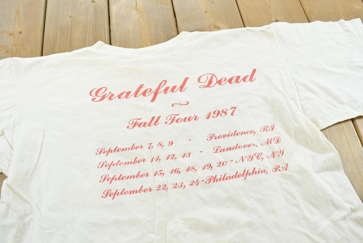 Vintage 1987 The Grateful Dead Touch of Grey Fall Tour Rock Band Concert T-Shirt Men's L from propervintagecanada