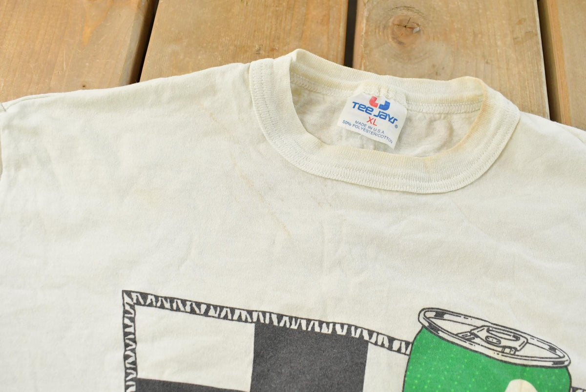 Vintage 1988 7up See Spot Catch Rays Promo Single Stitch Graphic T Shirt Mens M from propervintagecanada