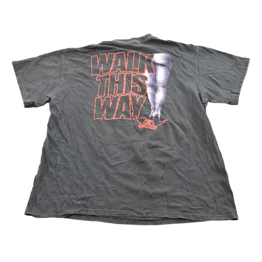 Vintage 1988 Aerosmith Walk This Way Tour Band T-Shirt Mens M from propervintagecanada