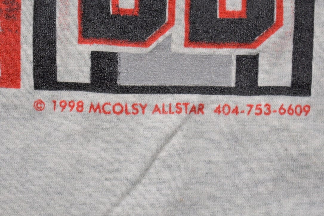 Vintage 1988 Atlanta Jamal Anderson Dirty Bird NFL T-Shirt Men's Large