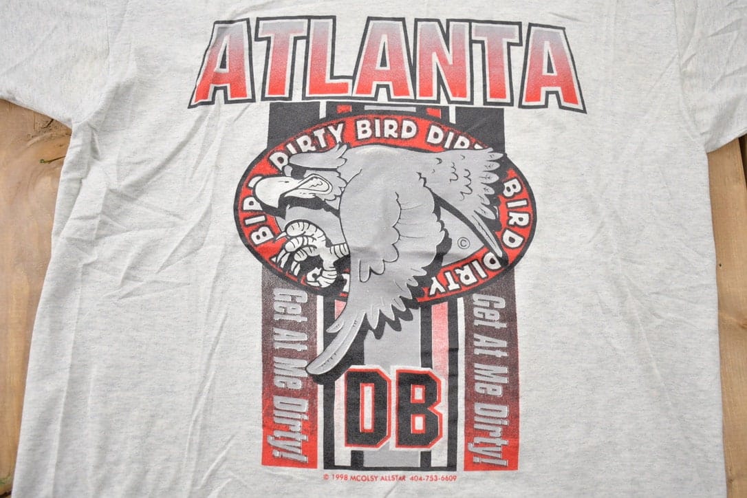 Vintage 1988 Atlanta Jamal Anderson Dirty Bird NFL T-Shirt Men's Large