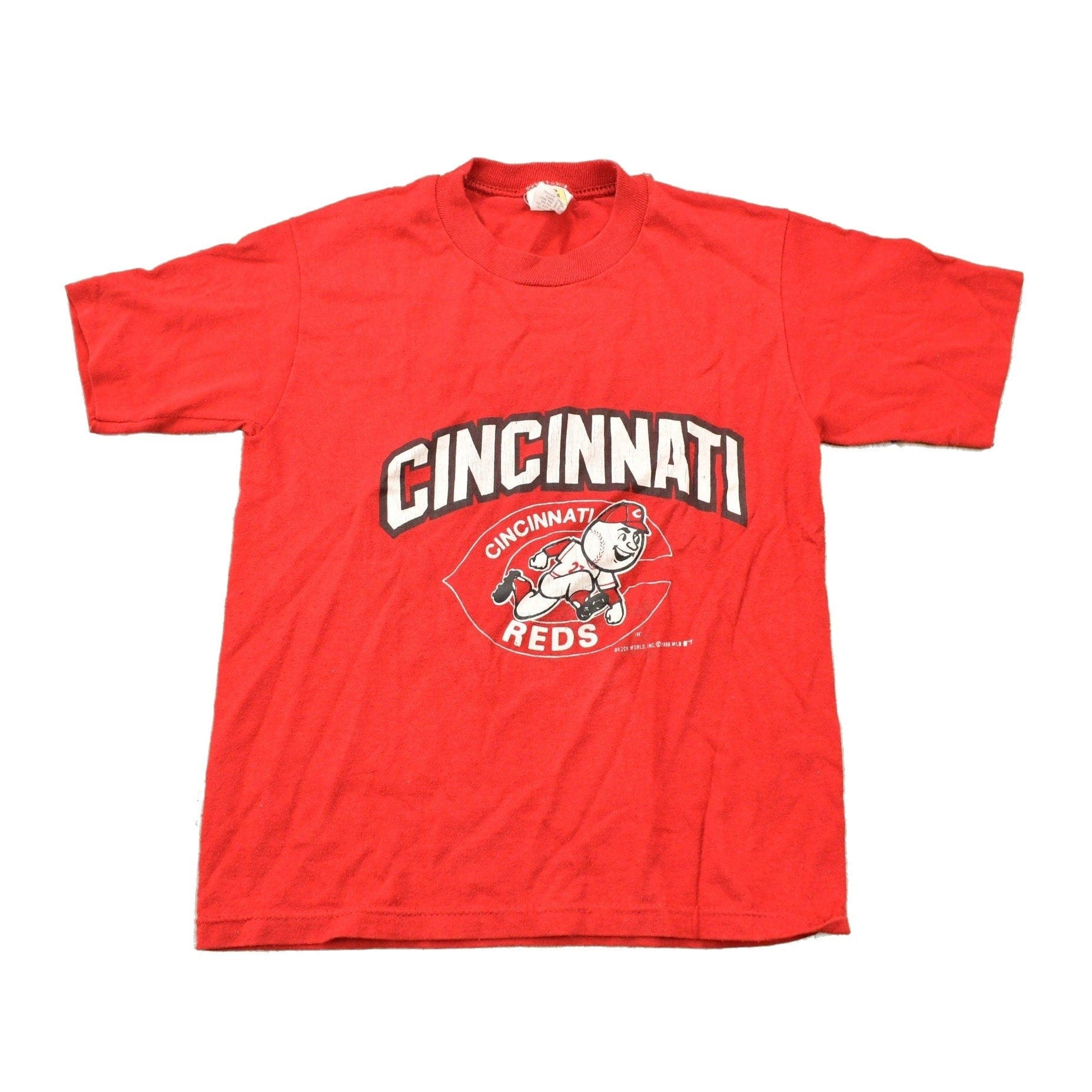 Vintage 1988 Cincinnati Reds MLB Graphic T-Shirt Youth M from propervintagecanada
