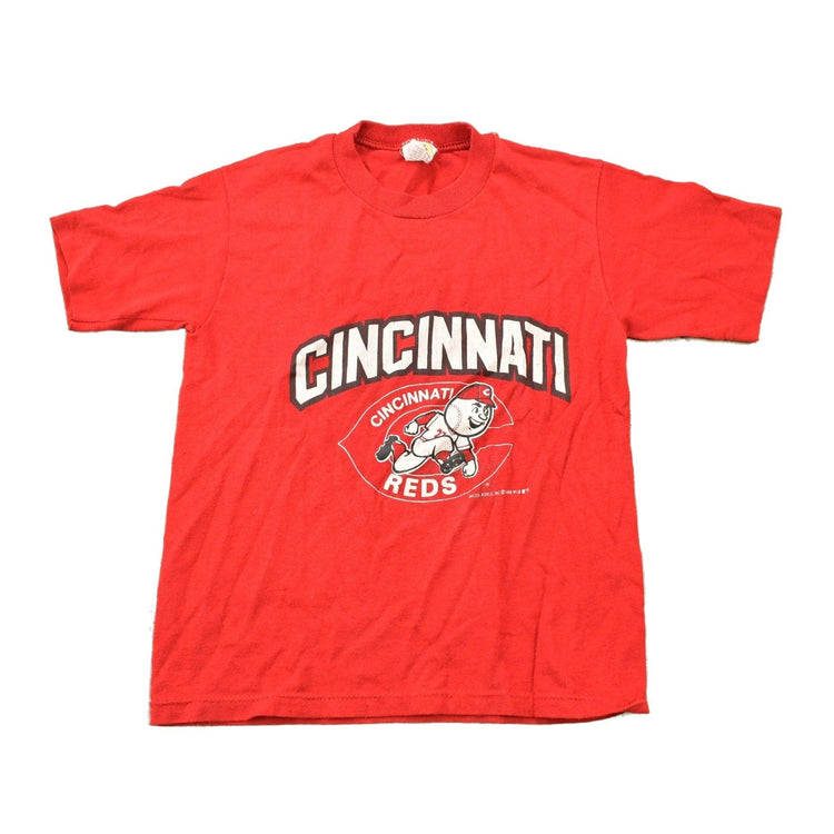 Vintage 1988 Cincinnati Reds MLB Graphic T-Shirt Youth M from propervintagecanada