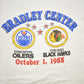 Vintage 1988 Edmonton Oilers Vs Chicago Blackhawks NHL Graphic T-Shirt Men's Small from propervintagecanada