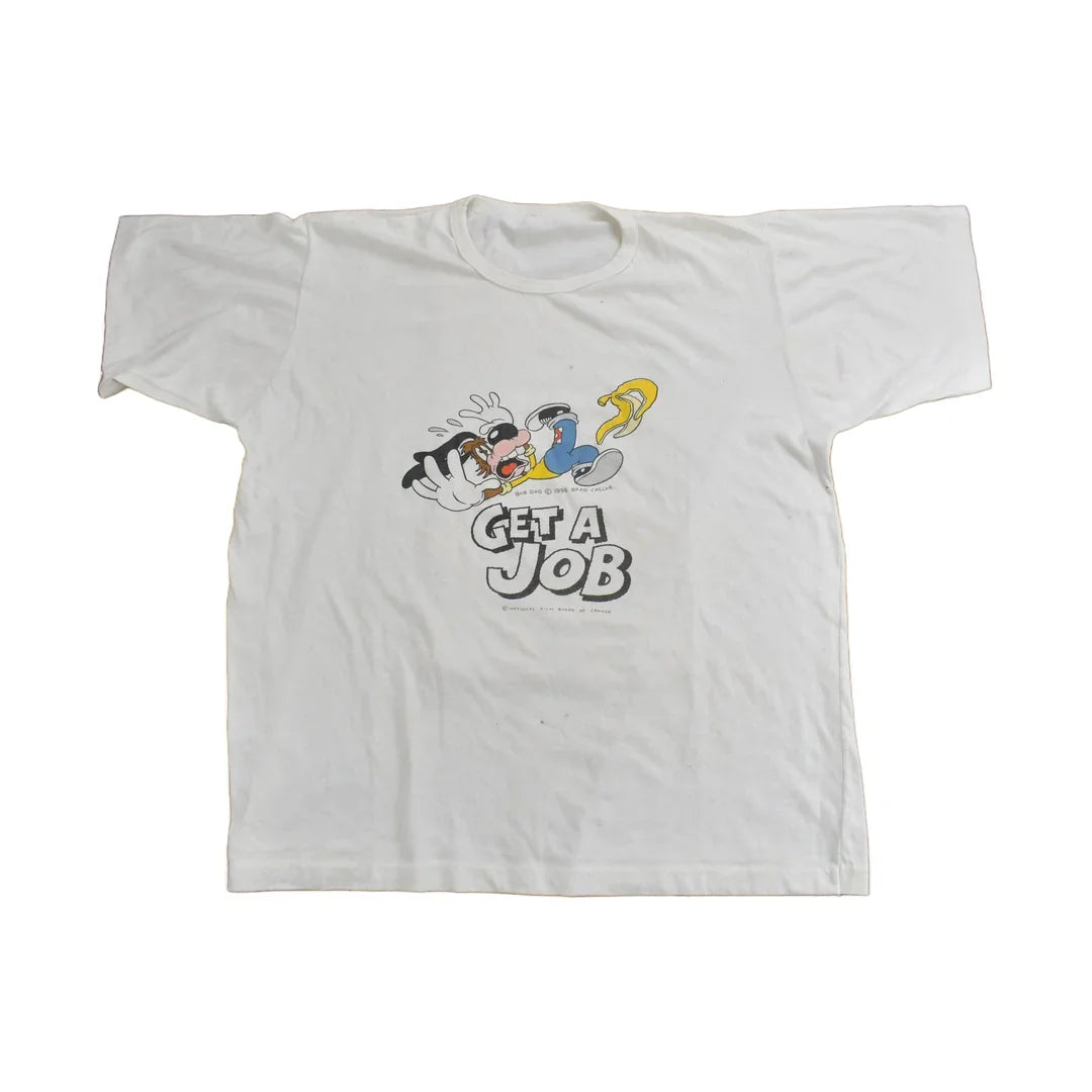 Vintage 1988 Get a Job bob Dog Graphic T Shirt from propervintagecanada