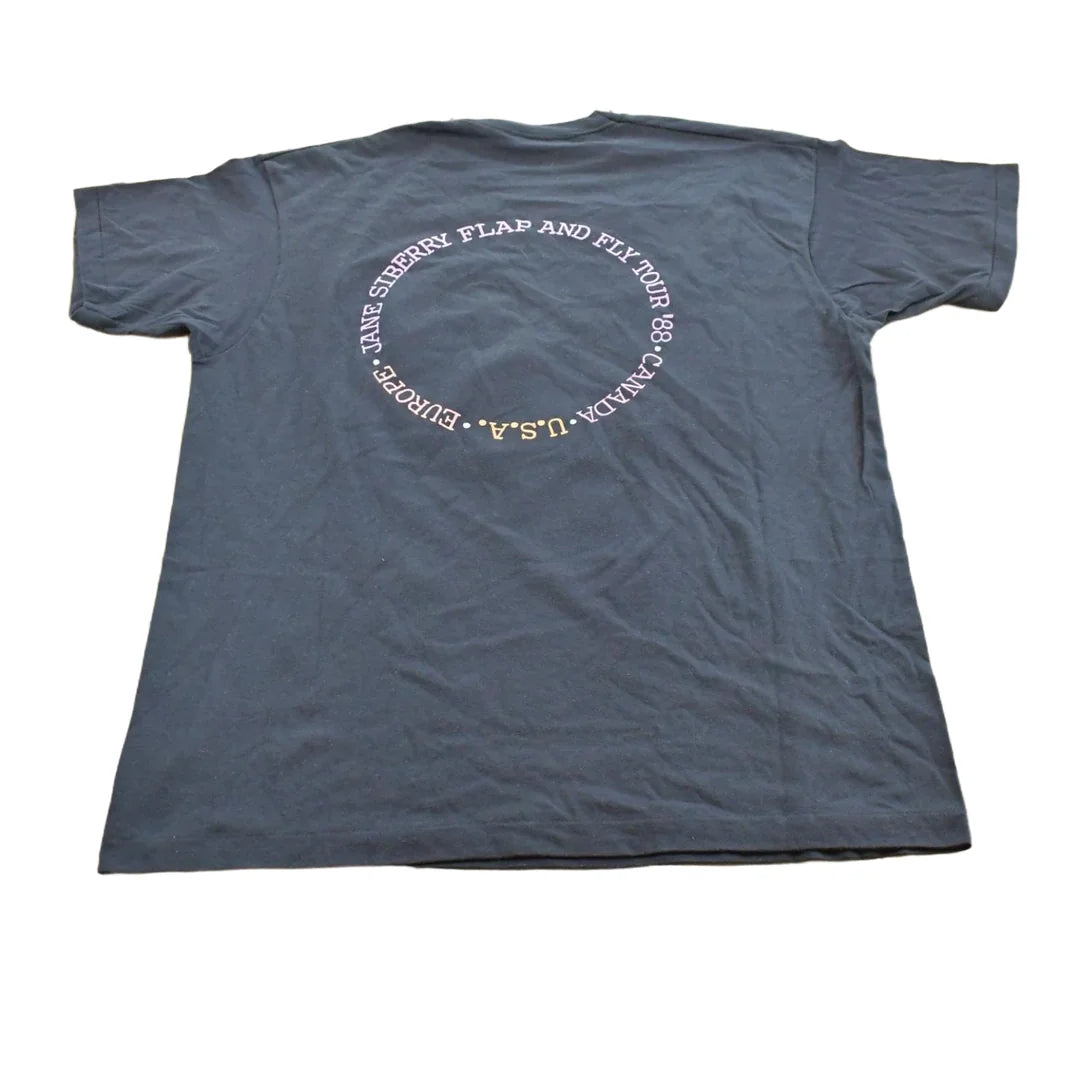 Vintage 1988 Jane Siberry Flap and Fly Tour Band T-shirt Men's M from propervintagecanada