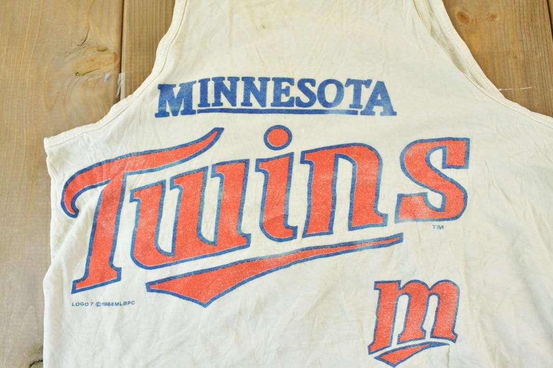 Vintage 1988 Logo 7 Minnesota Twins MLB Graphic Tank Top Men's Small from propervintagecanada