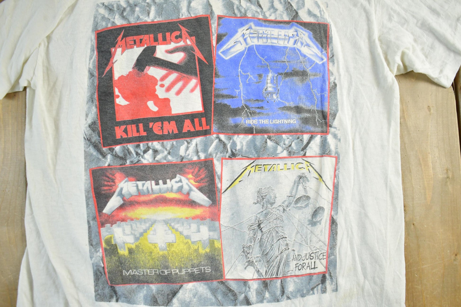 Vintage 1988 Metallica Graphic T-shirt Men's Medium from propervintagecanada
