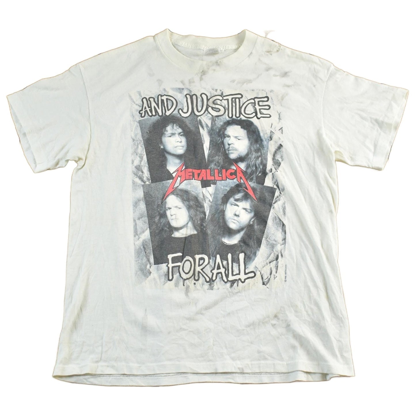 Vintage 1988 Metallica Graphic T-shirt Men's Medium from propervintagecanada