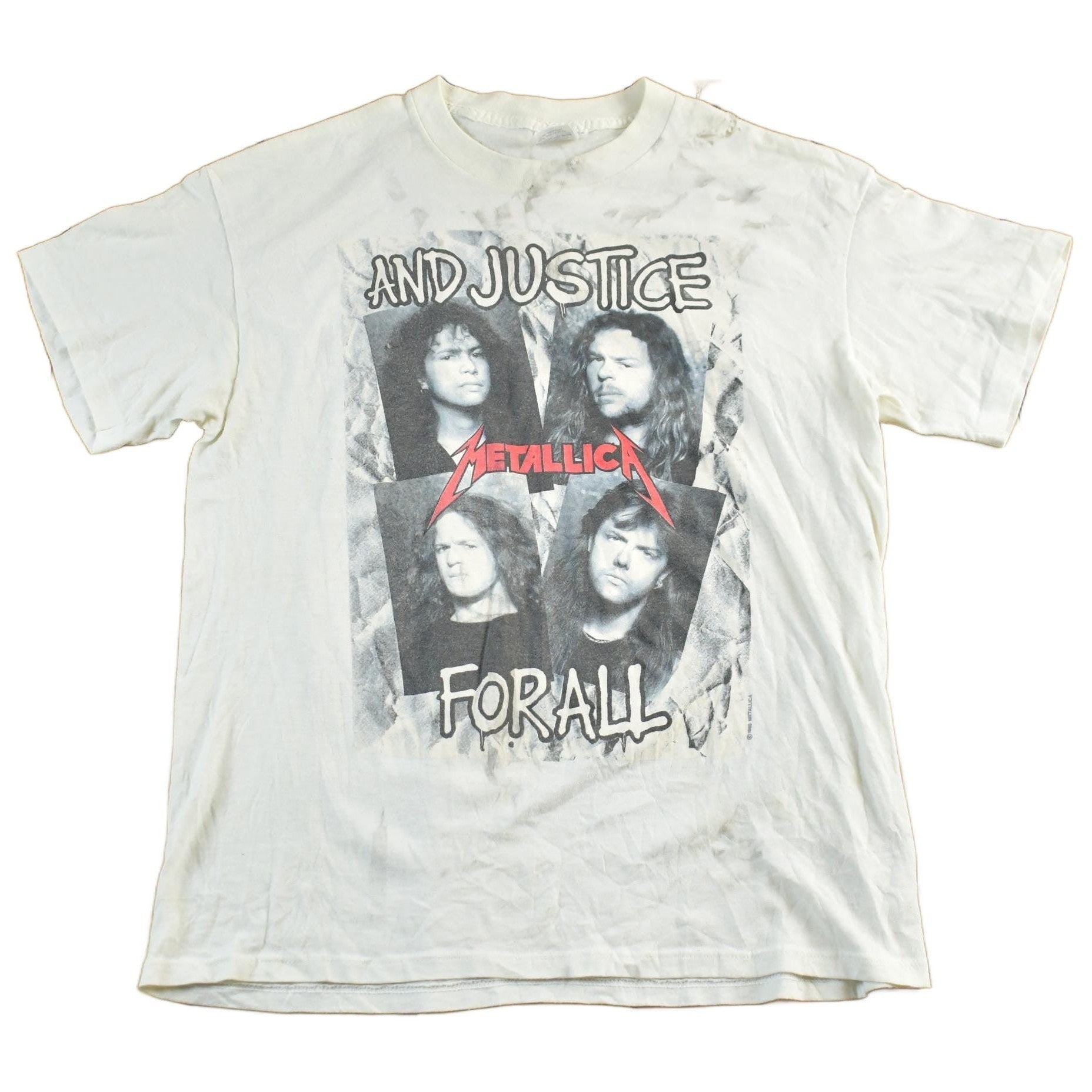 Vintage 1988 Metallica Graphic T-shirt Men's Medium from propervintagecanada