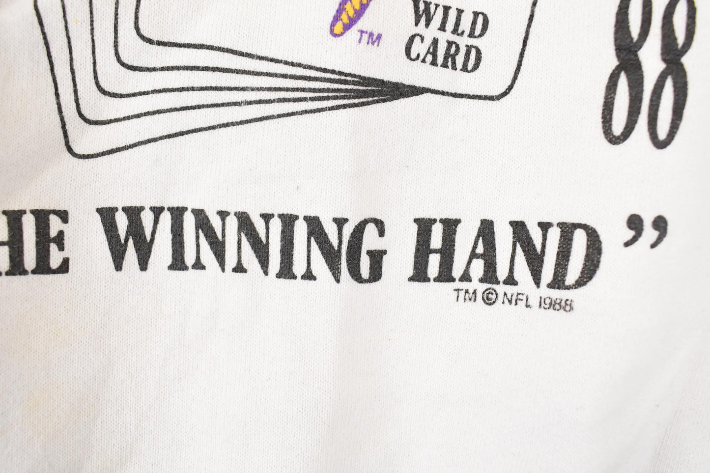 Vintage 1988 Minnesota Vikings Winning Hand NFL Crewneck Sweatshirt Men's L from propervintagecanada