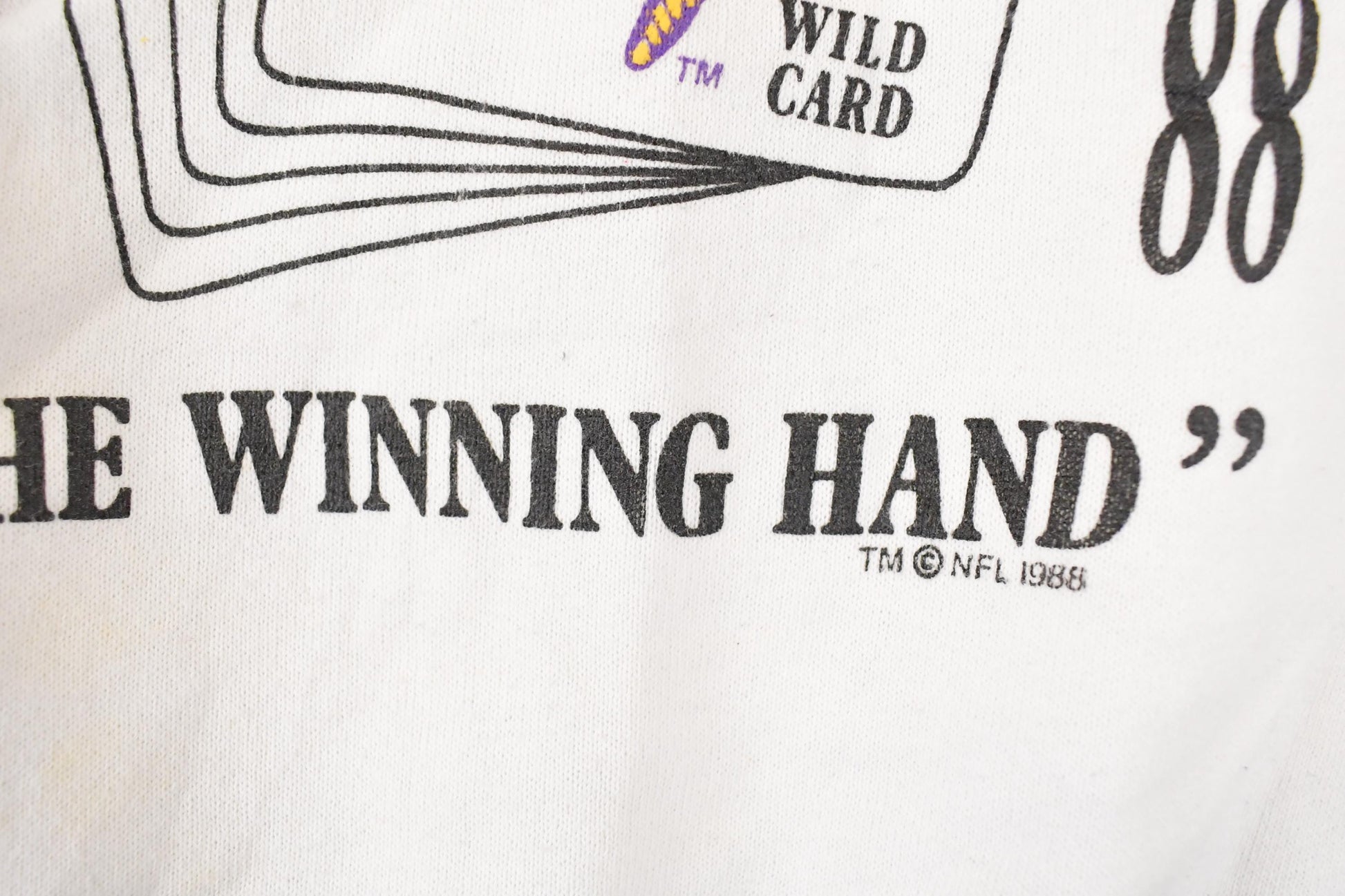 Vintage 1988 Minnesota Vikings Winning Hand NFL Crewneck Sweatshirt Men's L from propervintagecanada