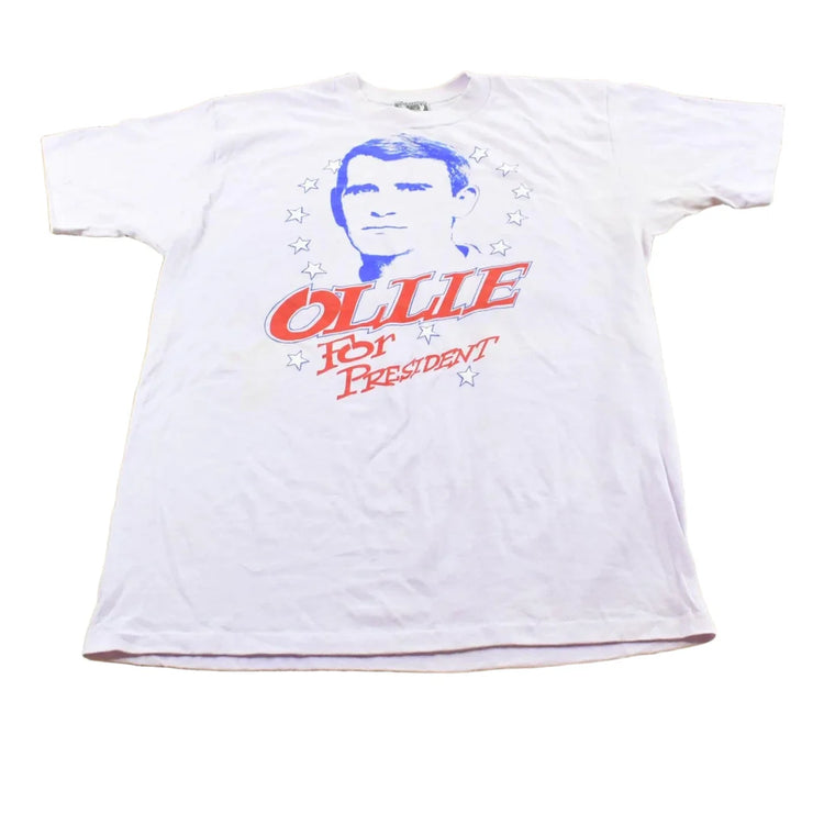 Vintage 1988 Ollie for President Oliver North Cartoon T-Shirt Mens Men's Medium from propervintagecanada
