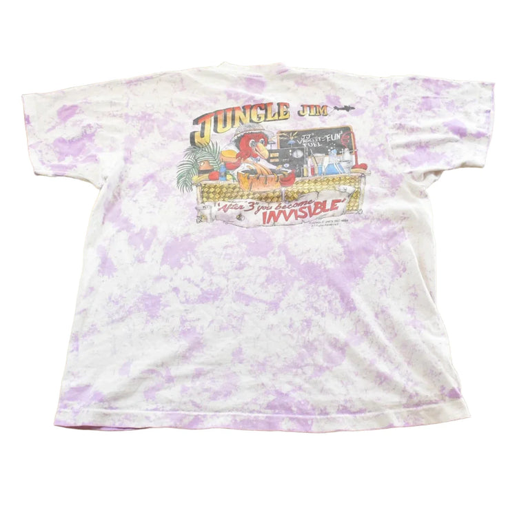 Vintage 1988 Orlando Florida Jungle Jim Souvenir Travel T-Shirt Made In USA Mens L from propervintagecanada