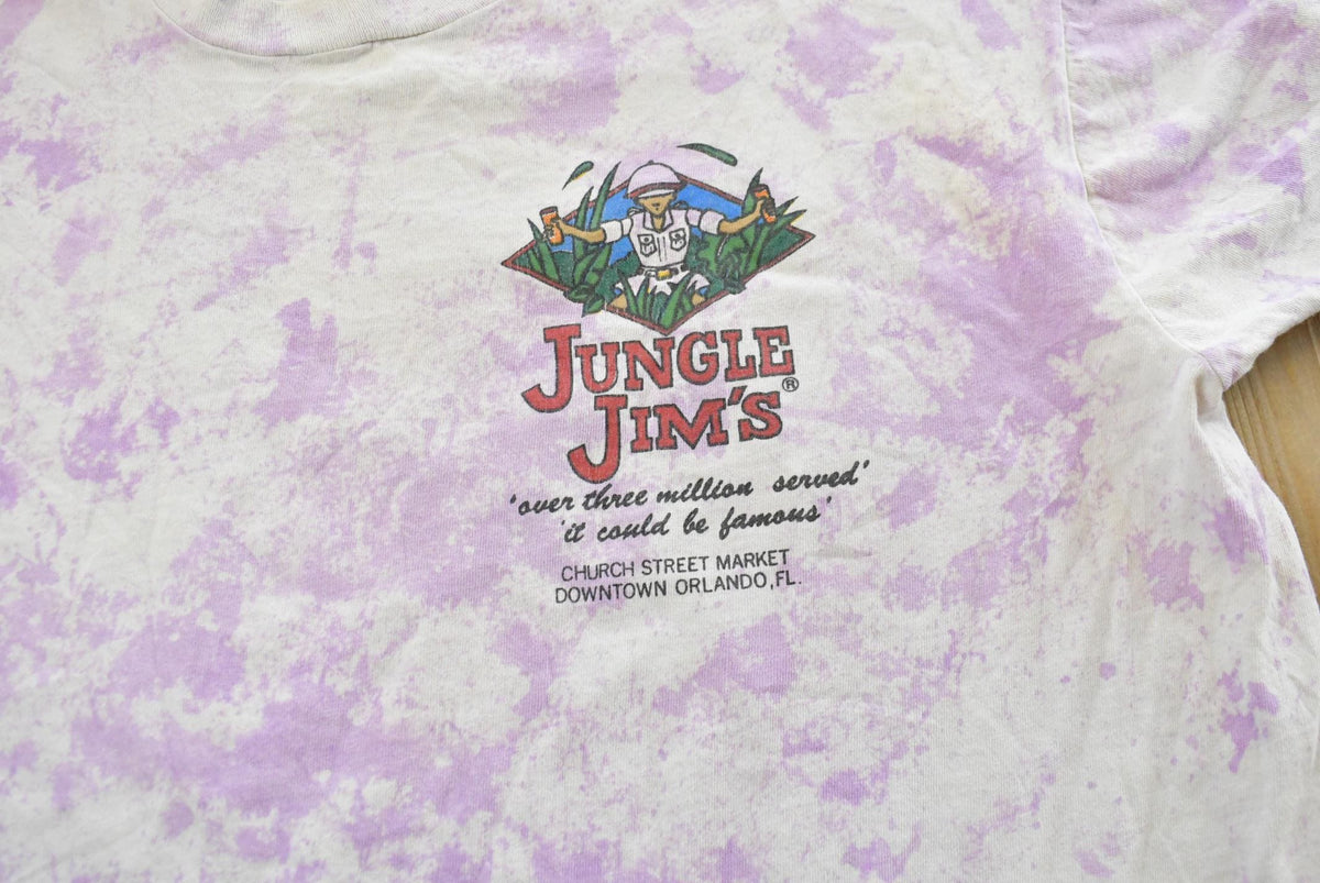 Vintage 1988 Orlando Florida Jungle Jim Souvenir Travel T-Shirt Made In USA Mens L from propervintagecanada