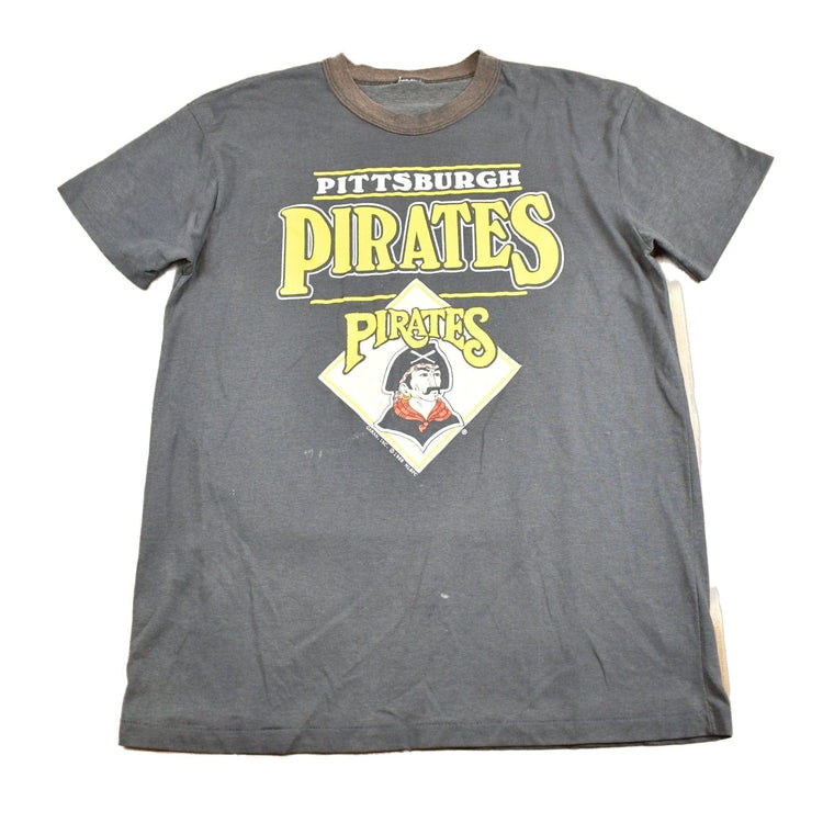 Vintage 1988 Pittsburgh Pirates Single Stitch Graphic T-Shirt Men's Medium from propervintagecanada