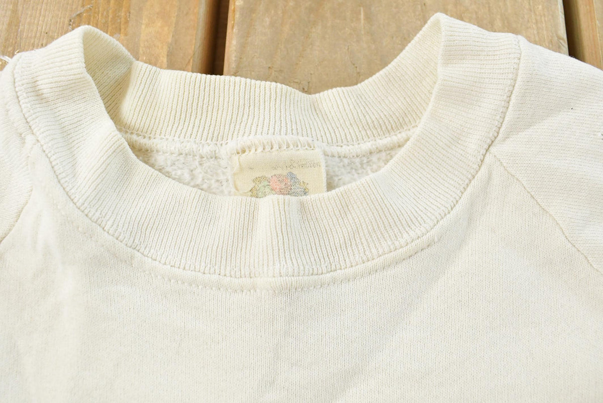 Vintage 1988 Puppies Dog Print Crewneck Sweatshirt Men's M from propervintagecanada