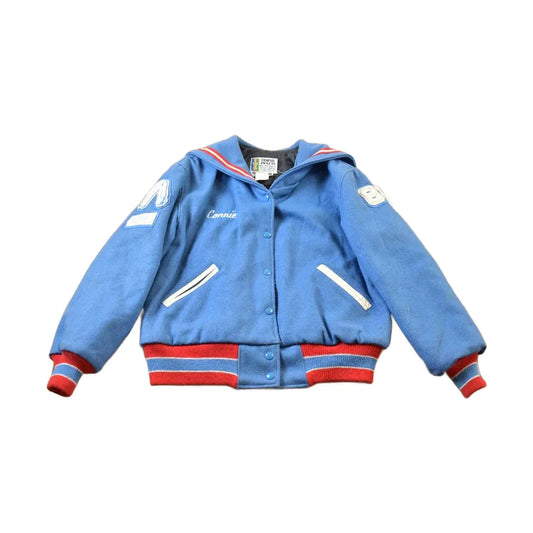 Vintage 1988 Simley Spartanettes Wool Varsity Jacket from propervintagecanada