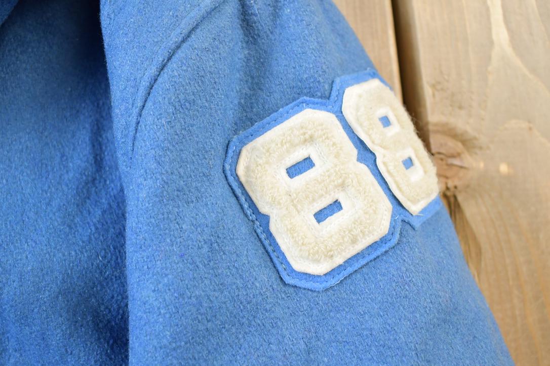 Vintage 1988 Simley Spartanettes Wool Varsity Jacket from propervintagecanada