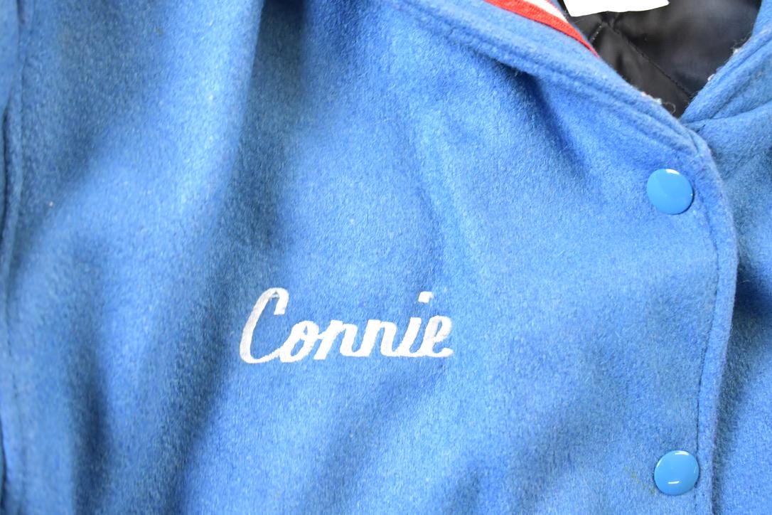 Vintage 1988 Simley Spartanettes Wool Varsity Jacket from propervintagecanada