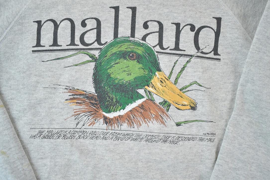 Vintage 1988 The Wild Side Mallard Duck Souvenir Crewneck Sweatshirt Men's XL from propervintagecanada