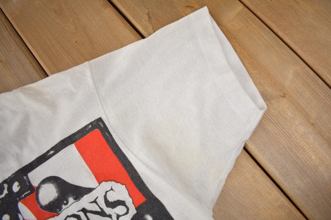 Vintage 1988 Toxic Reasons Dedication Single Stitch Band Tee Made in USA from propervintagecanada