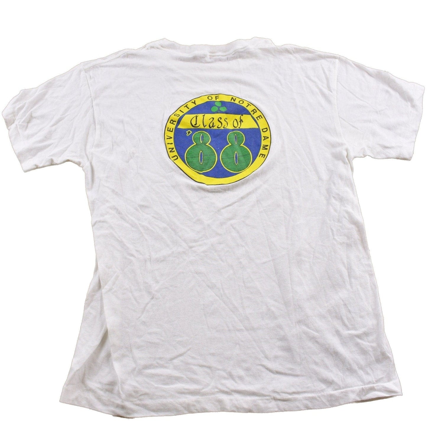 Vintage 1988 University Notre Dame Graduate Class Collegiate T-Shirt Men's Medium from propervintagecanada
