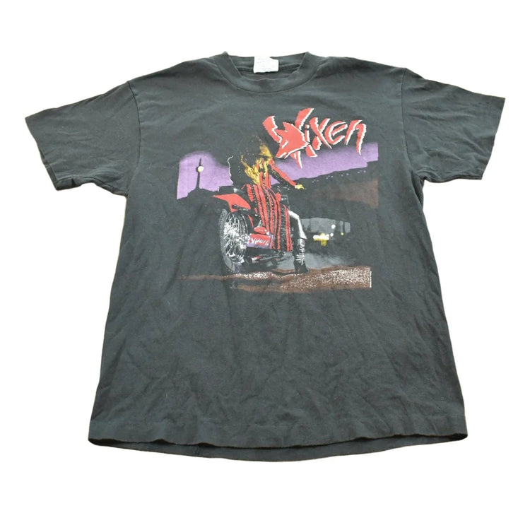 Vintage 1988 Vixen Edge of a Broken Heart Rock Band T Shirt M Men's Medium from propervintagecanada