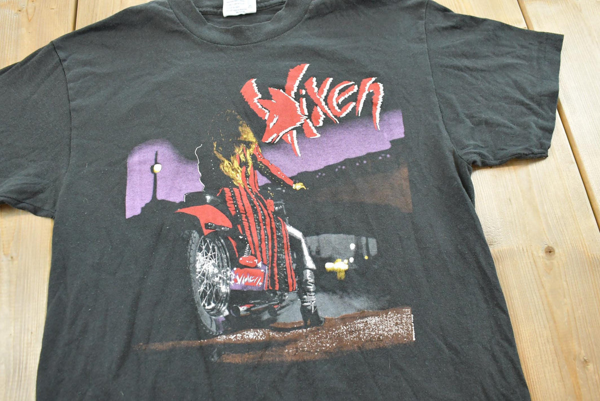 Vintage 1988 Vixen Edge of a Broken Heart Rock Band T Shirt M Men's Medium from propervintagecanada