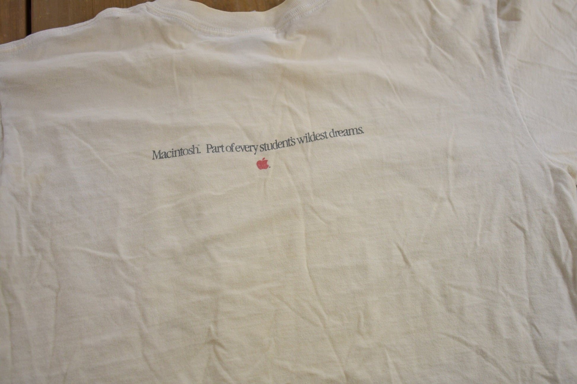 Vintage 1989 Bongo's Dream Dorm Mattt Groening Apple Graphic T-Shirt Men's Large from propervintagecanada