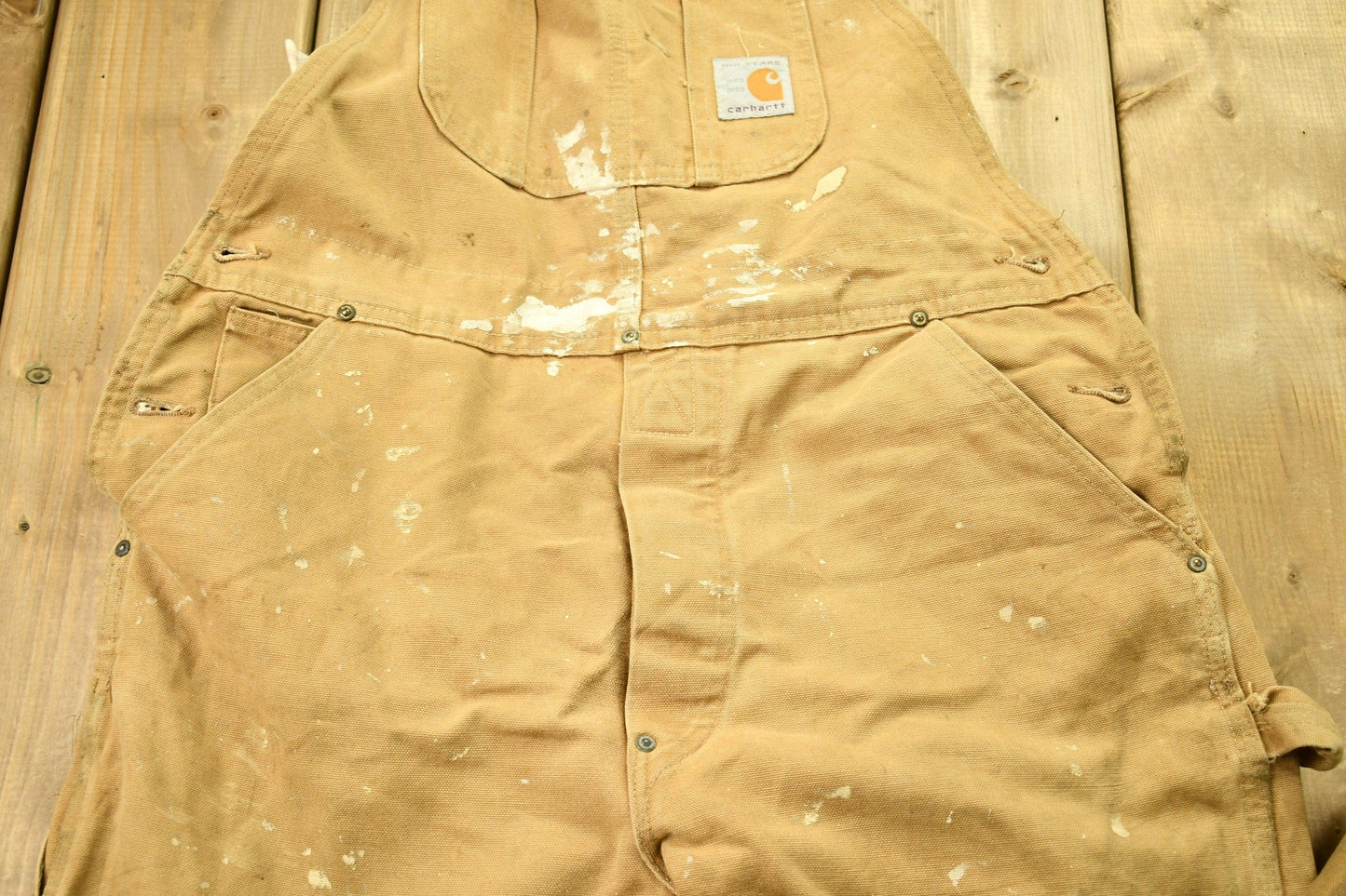 Vintage 1989 Carhartt Overalls Men's 34 x 30 from propervintagecanada