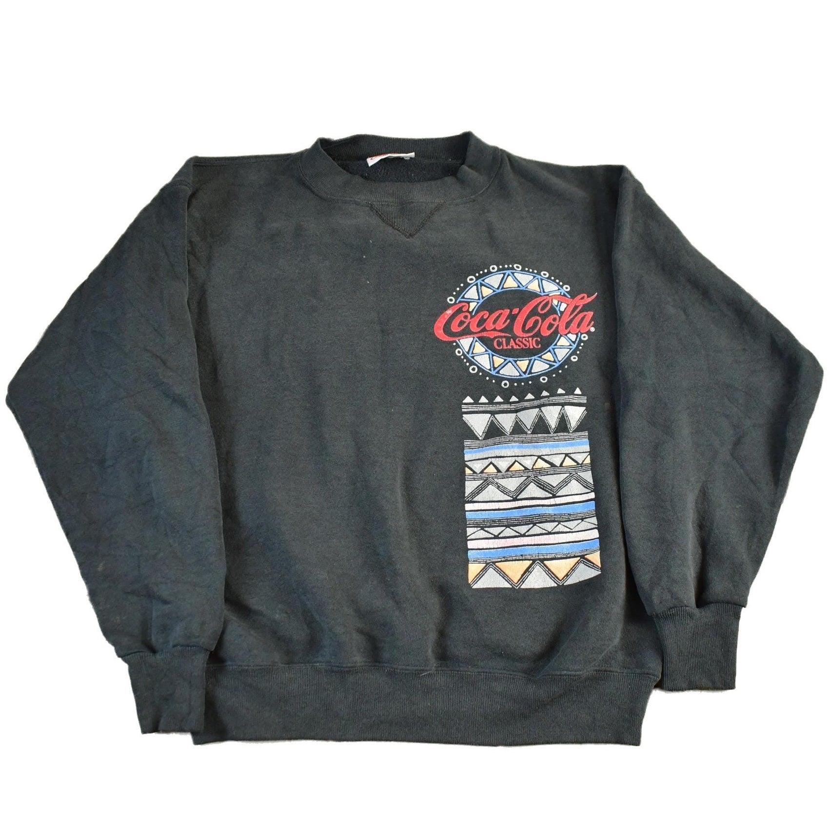 Vintage 1989 Coca Cola Beach Volleyball Crewneck Sweatshirt Men's Small from propervintagecanada