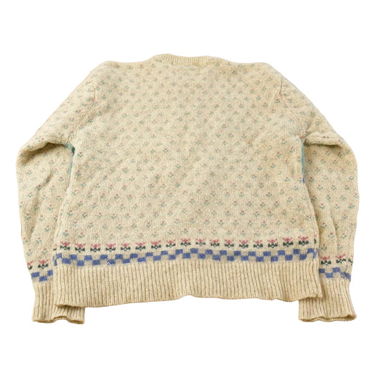 Vintage 1989 Eddie Bauer Farm Pig Wool Knit Sweater Women's S from propervintagecanada
