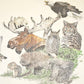 Vintage 1989 Harlequin Forest Animals FAB Outdoorsman Souvenir Travel T-Shirt Men's XL from propervintagecanada